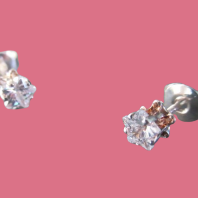 Boucles d'oreilles cz étoile